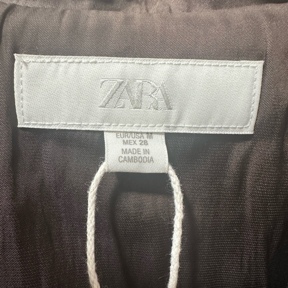 Zara balloon satin bomber jacket - Picture 4 of 8